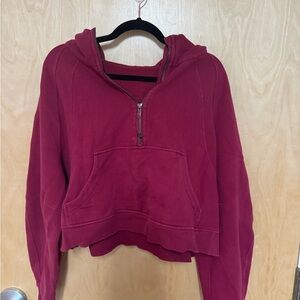 Lululemon Scuba Half zip - Magenta Smoke size M/L